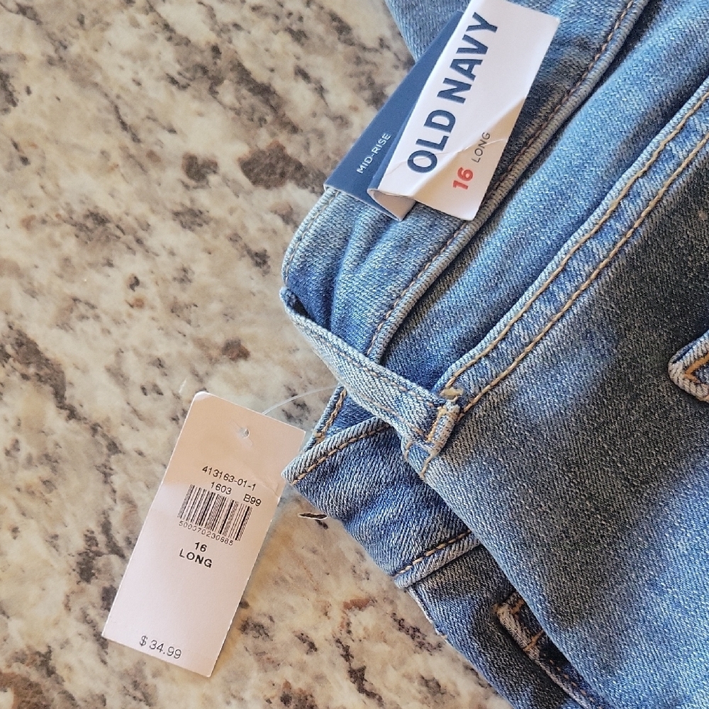 Old Navy Blue Skinny Jeans Modern Fit - Picture 2 of 2